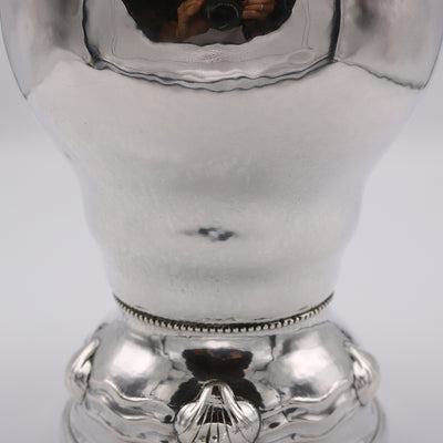 Art Deco Period Sterling Silver Covered Vase Germany circa 1930