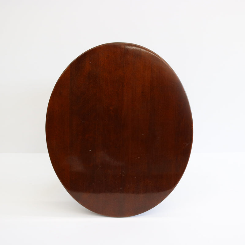 Oval Vienna Secession Two-Tier Table Austria circa 1905