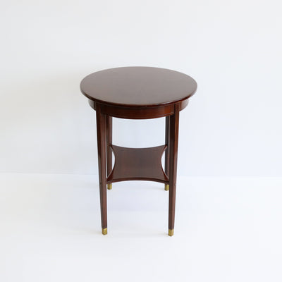 Oval Vienna Secession Two-Tier Table Austria circa 1905