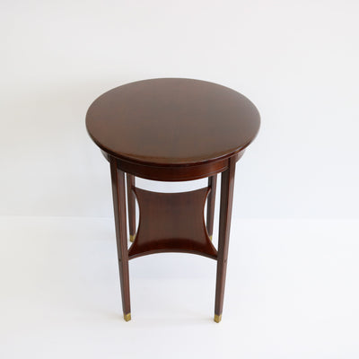 Oval Vienna Secession Two-Tier Table Austria circa 1905