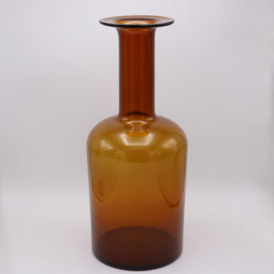 “Gulvasa” Glass Vase by Otto Bauer for Holmgaard Sweden circa 1950