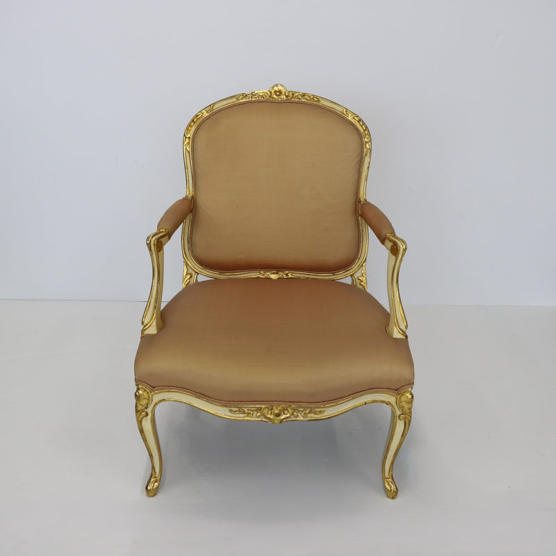 Pair Of Louis XV First Revival Armchairs