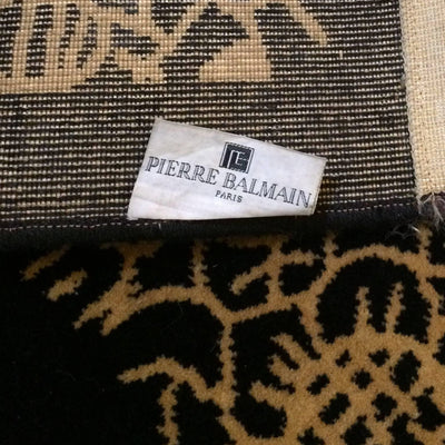 Pierre Balmain Modernist Wool Carpet France circa 1960
