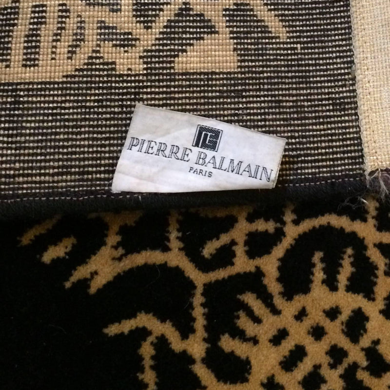 Pierre Balmain Modernist Wool Carpet France circa 1960