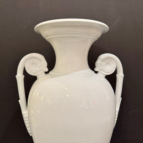 KPM Porcelain Neoclassical Amphora Vase Germany circa 1960
