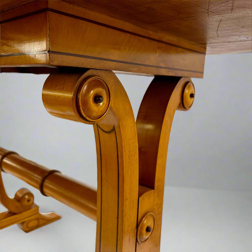 Biedermeier Oval Library Table