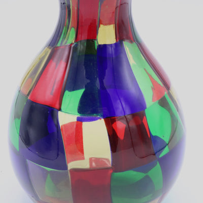 Fulvio Bianconi for Venini "Pezzato" Art Glass Vase Italy circa 1950