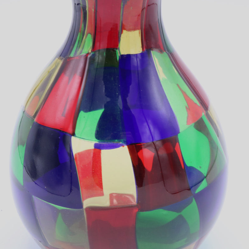 Fulvio Bianconi for Venini "Pezzato" Art Glass Vase Italy circa 1950