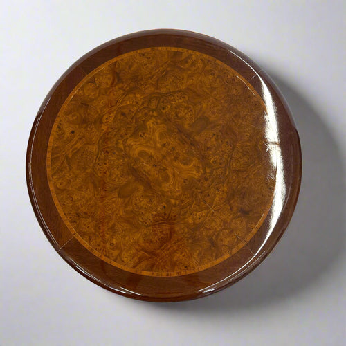 Art Deco Period Walnut Table France circa 1930 Signed R. Deralle
