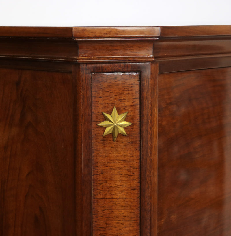 De Coene Freres Art Deco Period Walnut Bar Cabinet, Belgium circa 1930