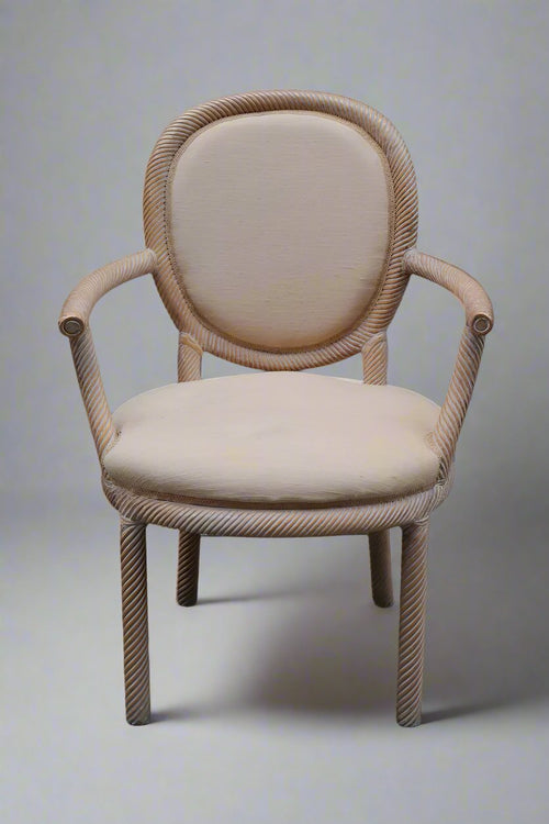 Pair of Carved Armchairs by Arpex