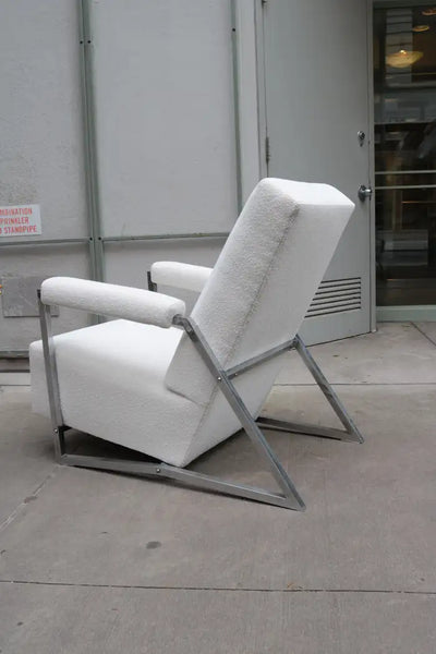 Pair of French Modernist Armchairs