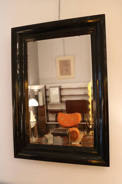 Large Mid 19th Century Ebonized Mirror