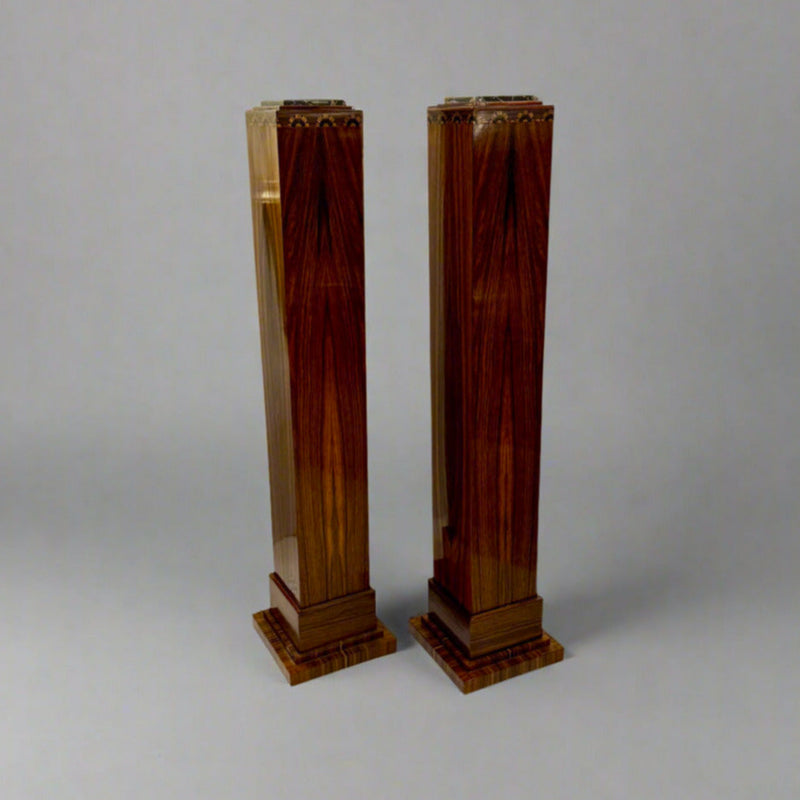 Pair Art Deco Period Pedestal Columns France circa 1930