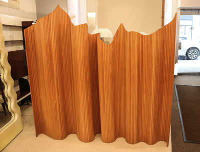 Cherrywood Italian Tambour Screen / Room Divider