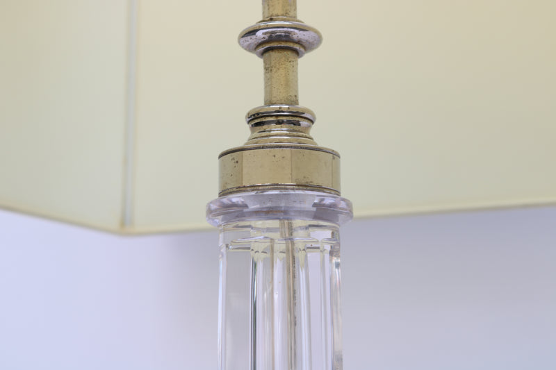 Crystal Glass Table Lamp, Austria circa 1900