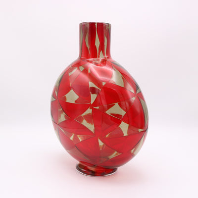 'Intariso' Italian Art Glass Vase by Ercole Barovier