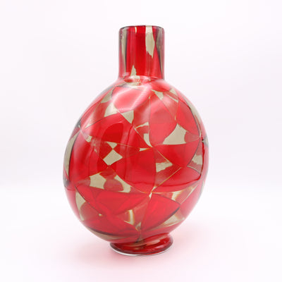 'Intariso' Italian Art Glass Vase by Ercole Barovier