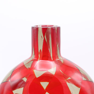 'Intariso' Italian Art Glass Vase by Ercole Barovier