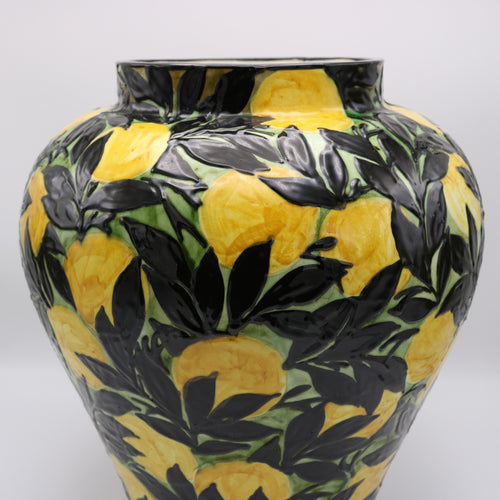 Lemons Art Deco Period Ceramic Vase Max Laeuger Germany 1921