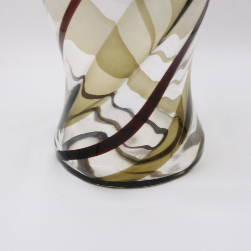 Fulvio Bianconi Italian Venini Art Glass Vase Italy 1950