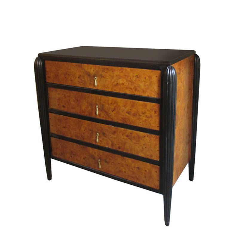 Art Deco Amboyna Chest of Drawers France 1930