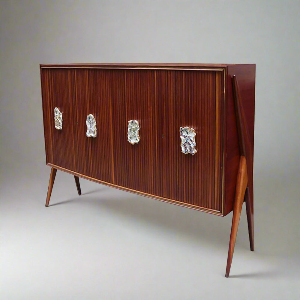 Modernist Four Door Cabinet by Osvaldo Borsani
