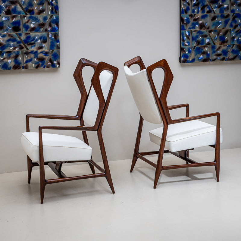 Pair of Armchairs “Triennale” by Gio Ponti for ISA Bergamo, Italy, 1953
