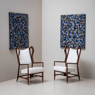Pair of Armchairs “Triennale” by Gio Ponti for ISA Bergamo, Italy, 1953