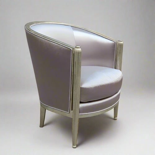 Pair Of Art Deco Giltwood Bergeres , France 1930's