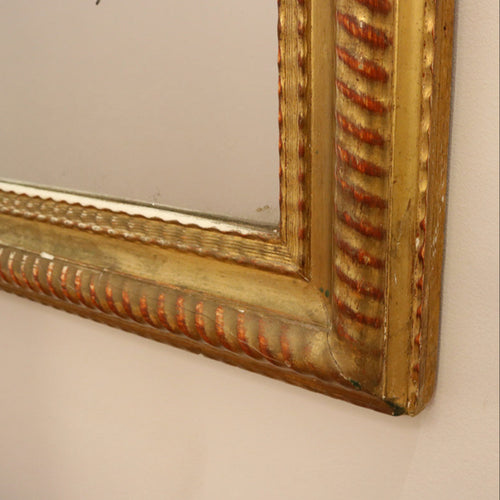 Napoleon III Giltwood Mirror , France Late 19th Century