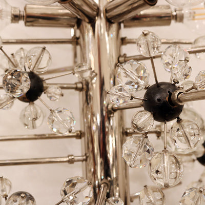 Pair of Lobmeyr Sputnik Cylinder Sconces