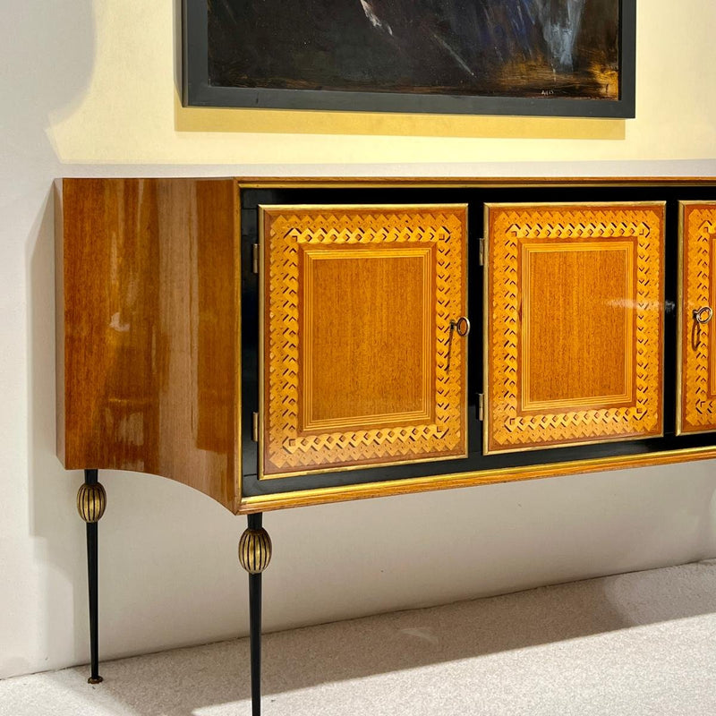 Sideboard by Hans Wauer, Möbelwerkstätte München, Germany, 1950s