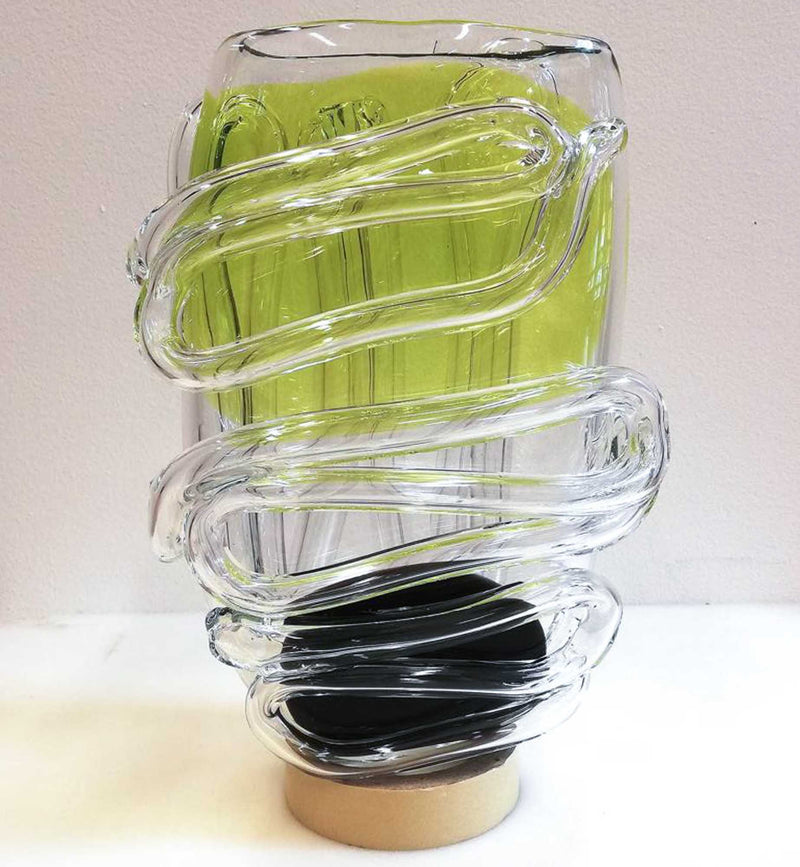 Martin Potsch (*1967 Munich, Germany), Art Glass Vase, Germany 2023
