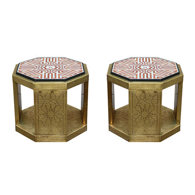 Pair of Moroccan style Side Tables