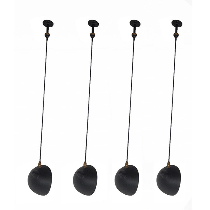 Set of Four Casquette Ceiling Lights by Serge Mouille