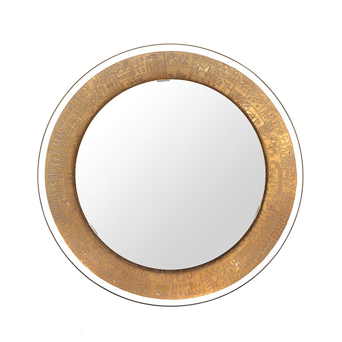 A fine Modernist Backlit Mirror by M. Furgieri