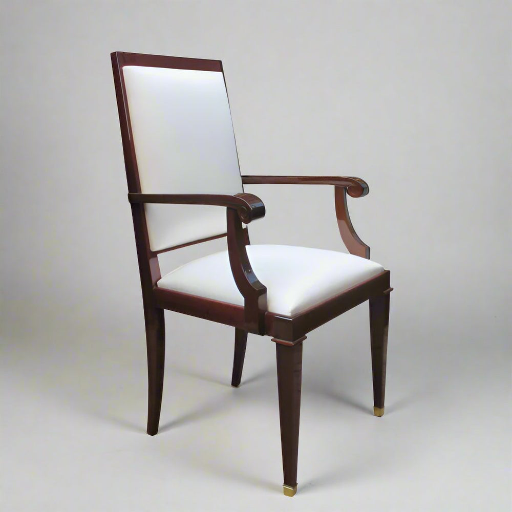 Art Deco Period Mahogany Arm Chair France circa 1930