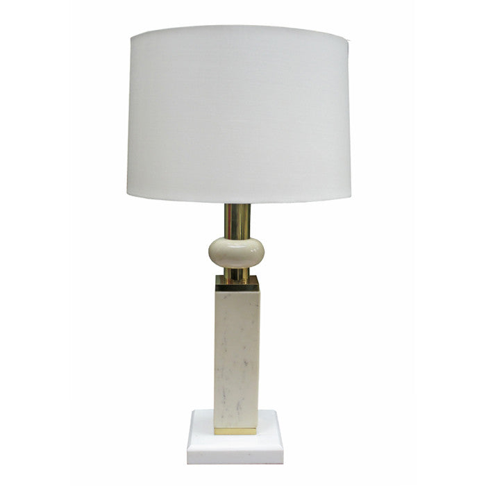 Single Modernist Marble Table Lamp
