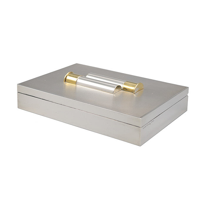 Hermes Silver Plated " Bullet Box"