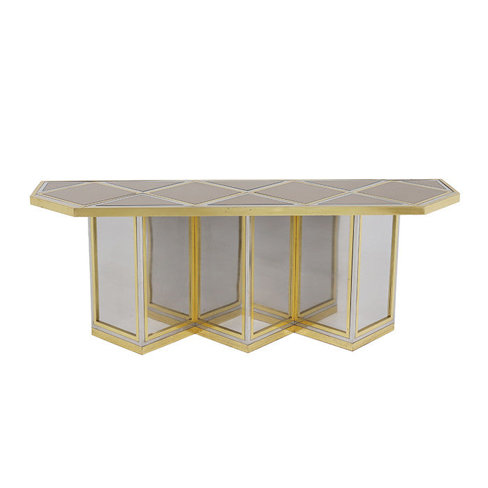 Italian Modernist Brass Console