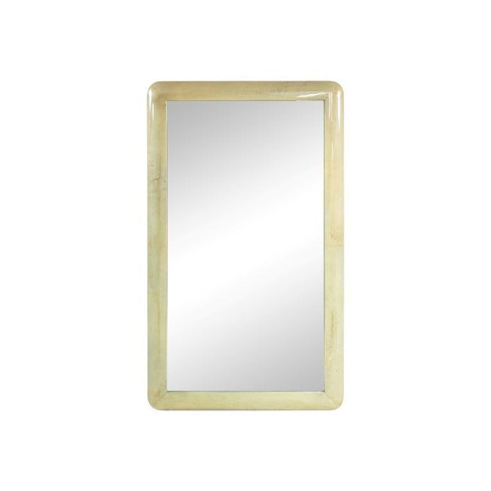 Lacquered Parchment Mirror