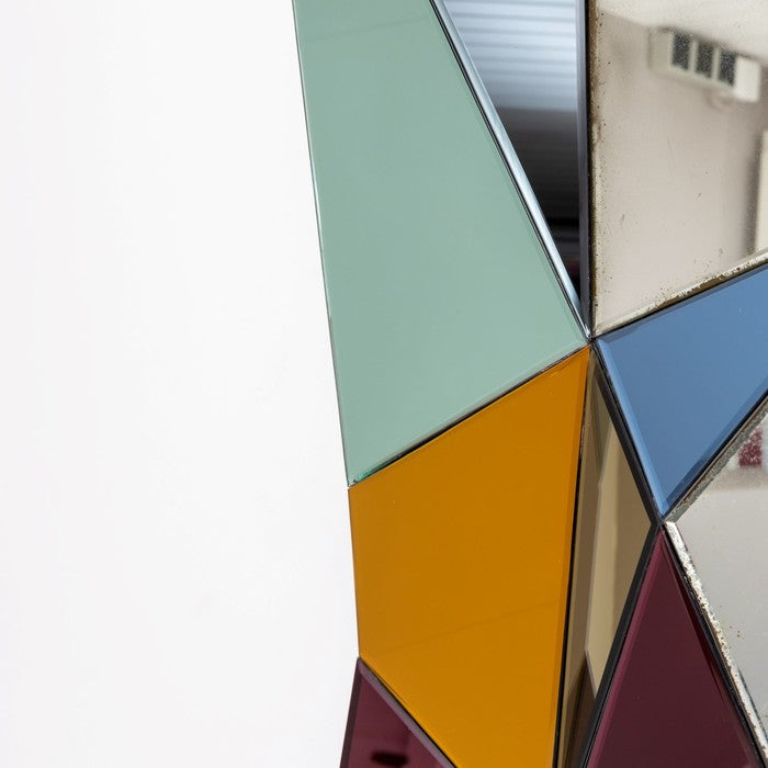 Abstract Multi Color Mirror by Olivier De Schrijver