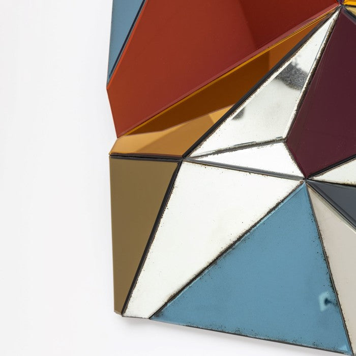 Abstract Multi Color Mirror by Olivier De Schrijver