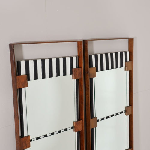 Tall Modernist Italian Mirror