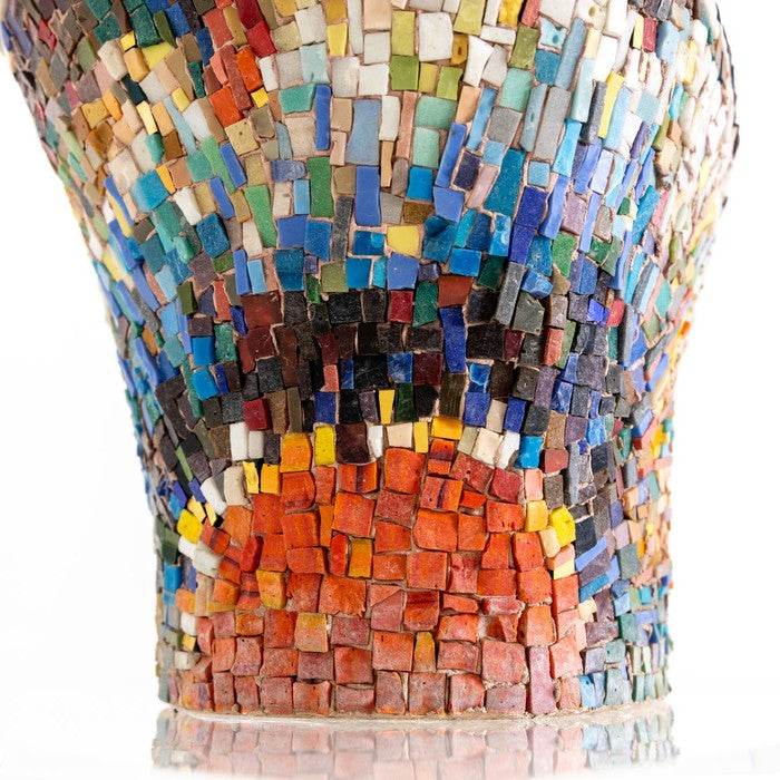 Large Modernist Mosaic Vase