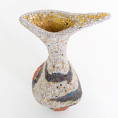 Large Modernist Mosaic Vase