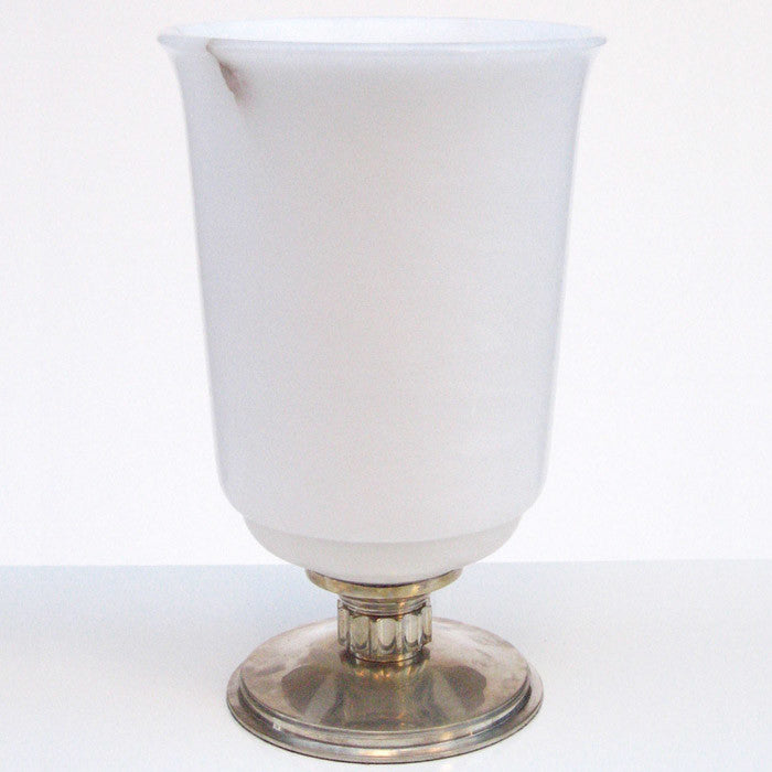 Art Deco Alabaster Urn-Shaped Table Lamp