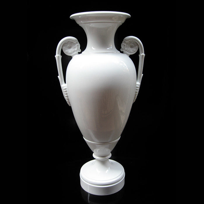 KPM Porcelain Neoclassical Amphora Vase Germany circa 1960