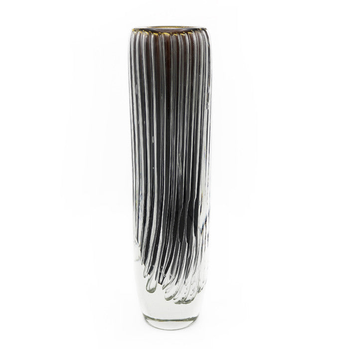 Tall Murano Art Glass Vase By Paolo Venini